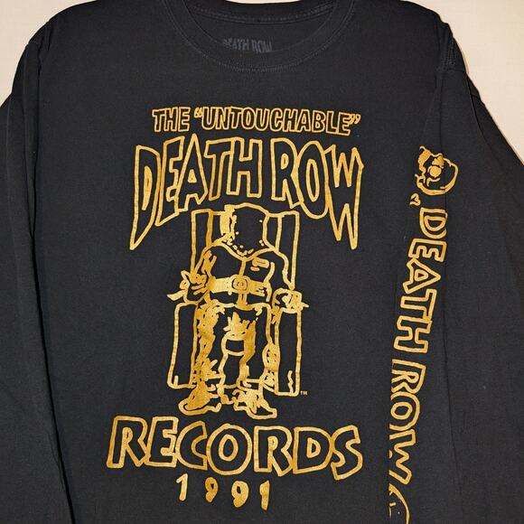 Death Row Records The Untouchable Long Sleeve t shirt - Picture 3 of 4